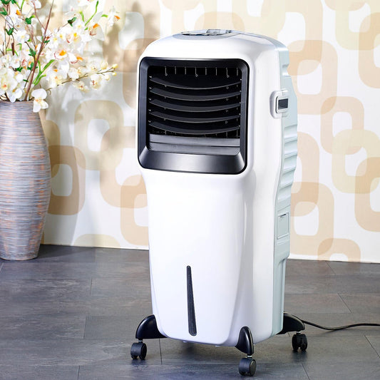 Sichler LW-550 Evaporative Air Cooler 20L 110W 3-Speed with Ionizer and Timer White