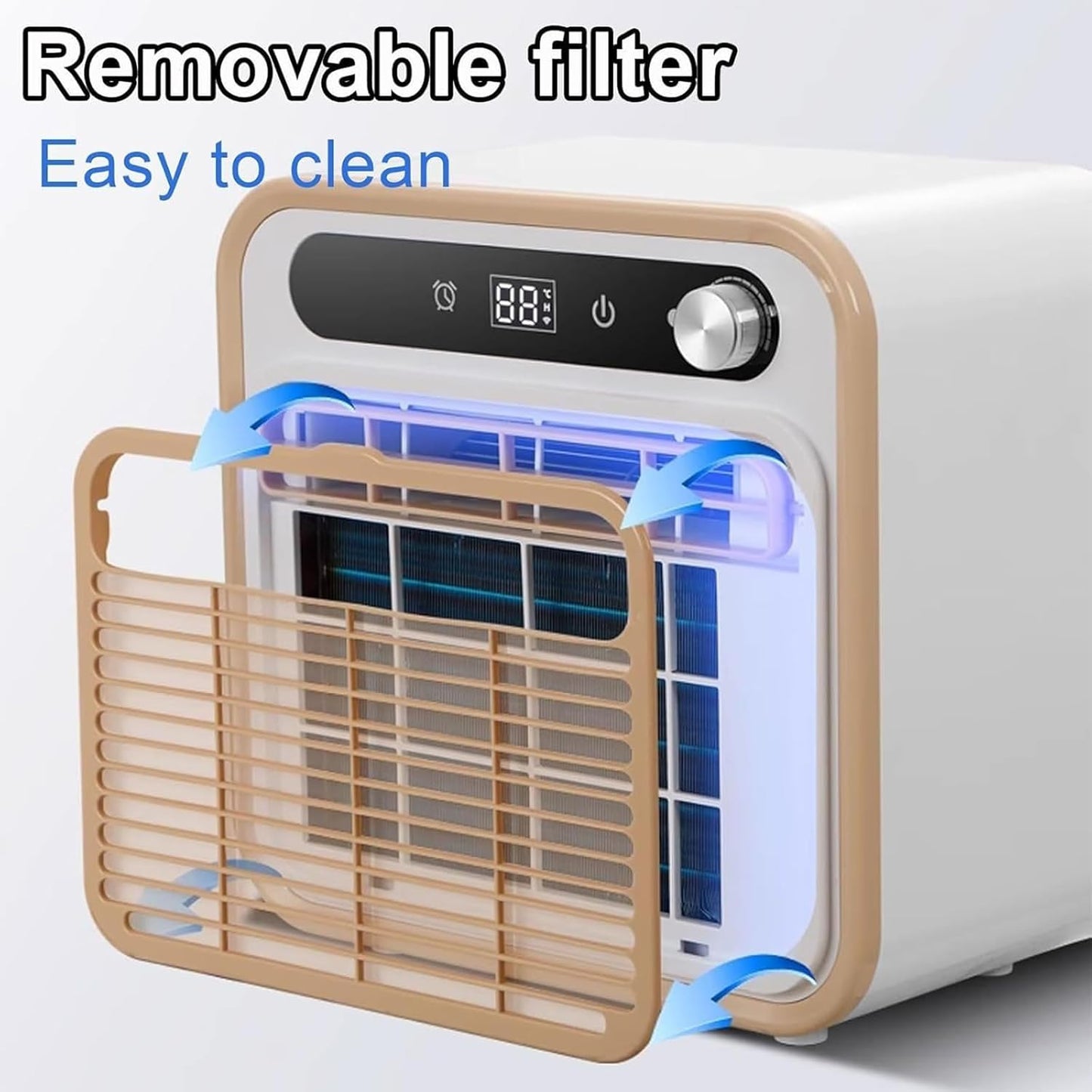 MEUBLLY BSAPCCBSV Portable Air Conditioner 5000 BTU Split Cooling System White